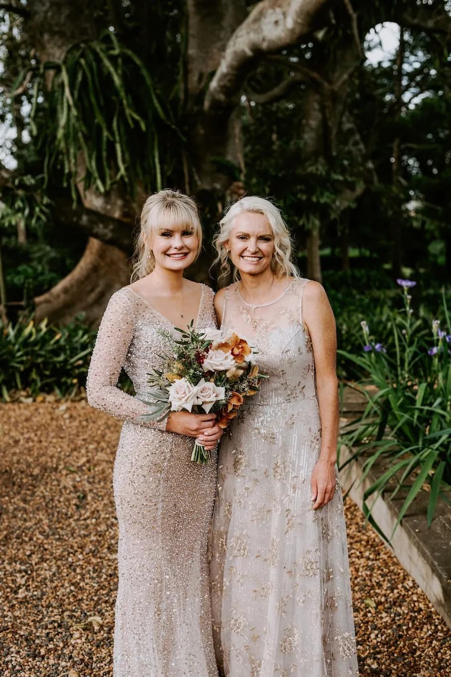 Bride and mother-of-the-bride