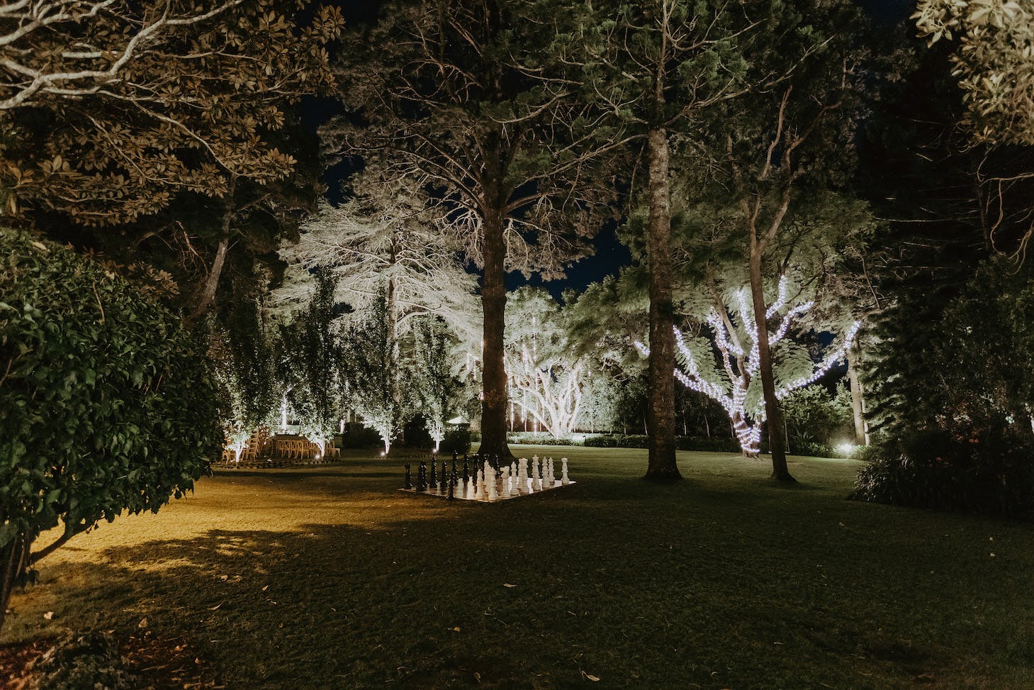 Night garden at Gabbinbar