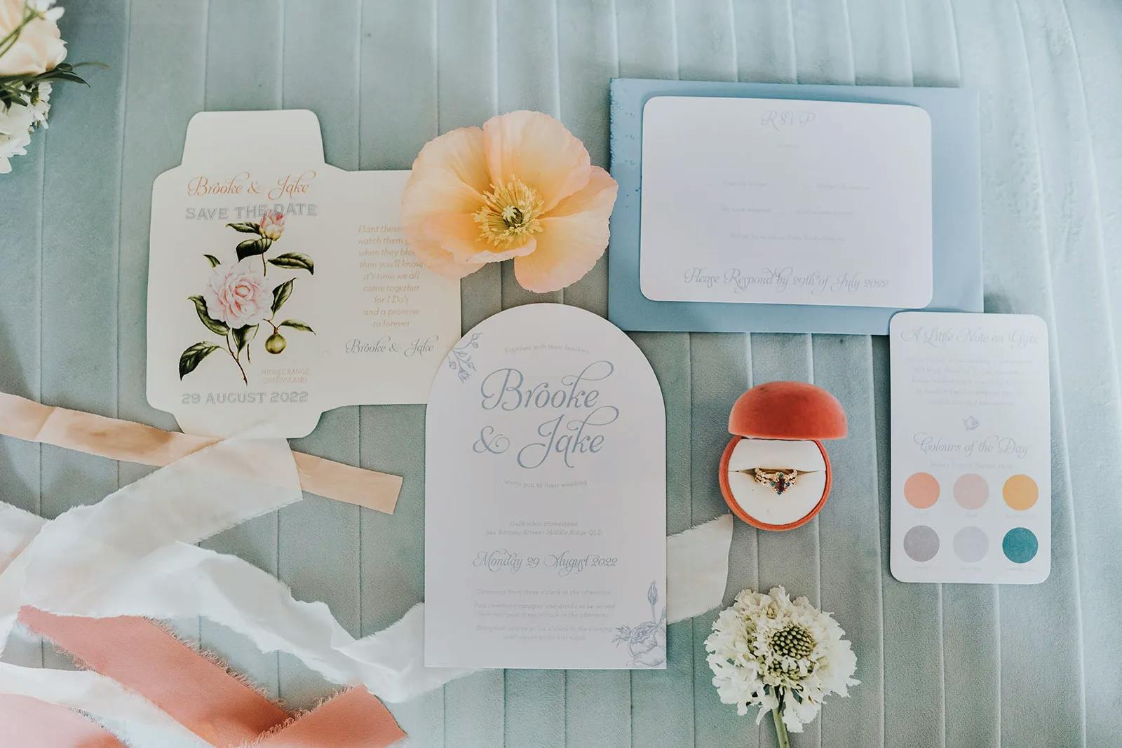 Stationary for wedding day