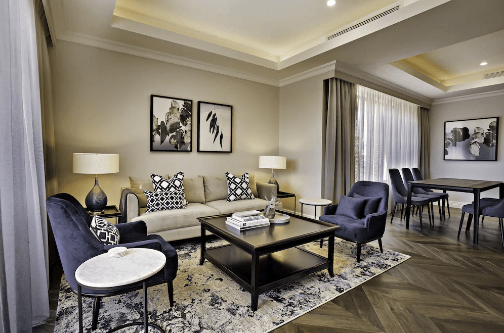 Lounge room The Arbour apartments