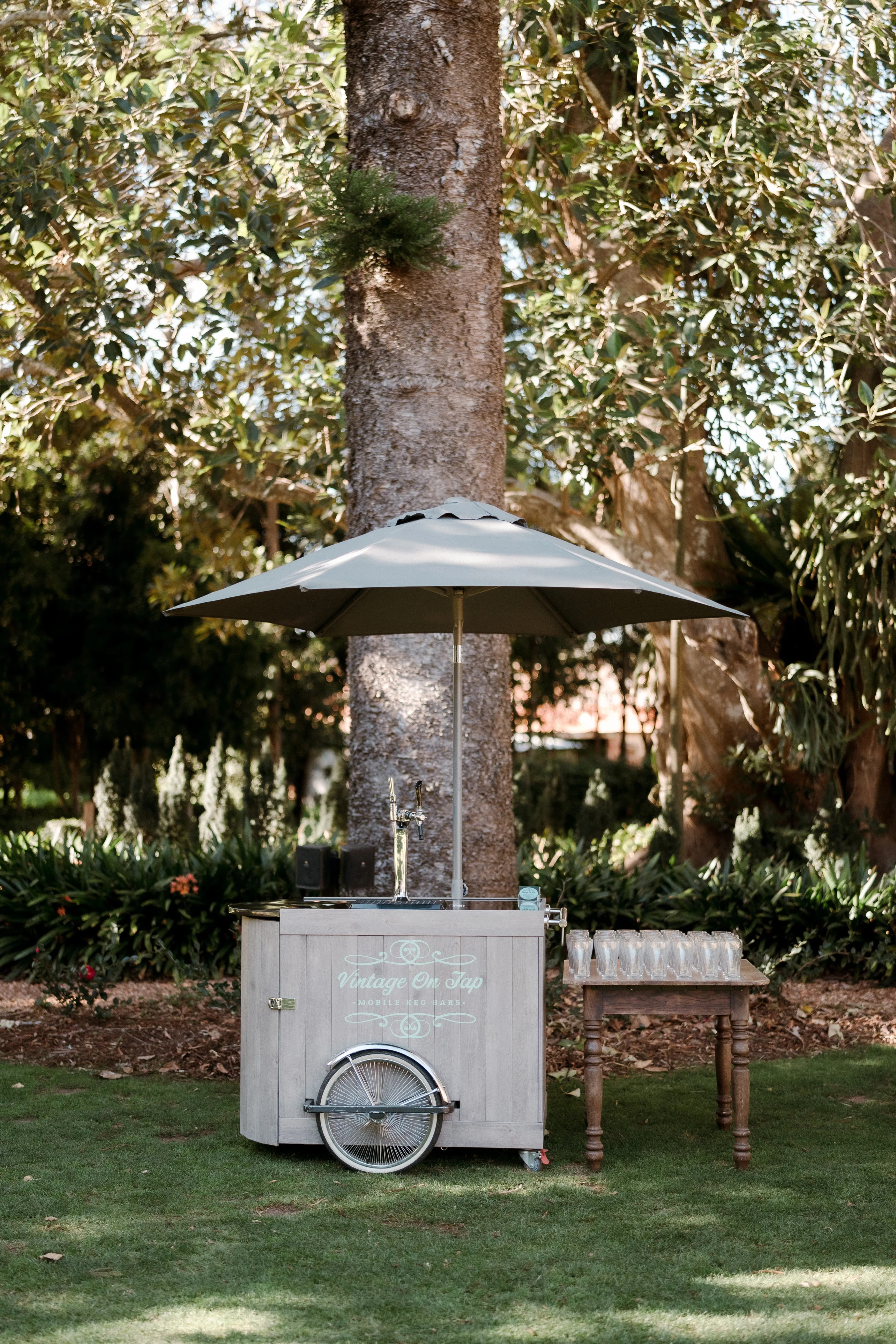 Guiness on tap barcart
